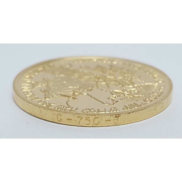 1992 Israel Gold Medal Anniversary of the Expulsion from Spain 18K Solid Gold - Picture 7 of 10